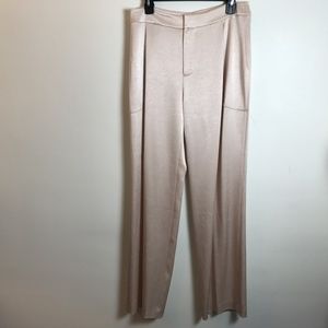 Derek Lam 10 Crosby Blush Satin Crepe Pants 6 Q2